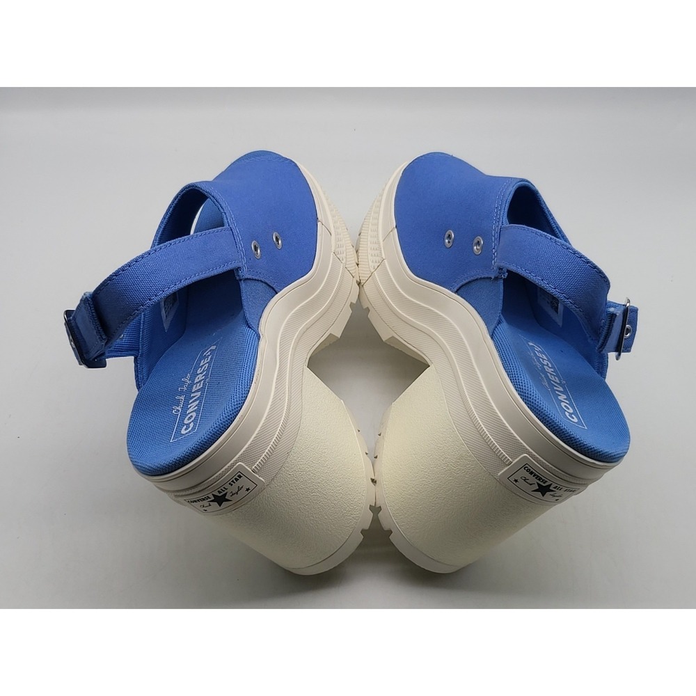 Converse Chuck 70 De Luxe Womens 6.5 Blue Sandal Platform Chunky Heel A13810F - Picture 5 of 9